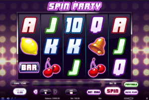 s01 300x202 - 「Spin Party（スピンパーティ）」のスロット紹介＆遊び方、ゲーム解説